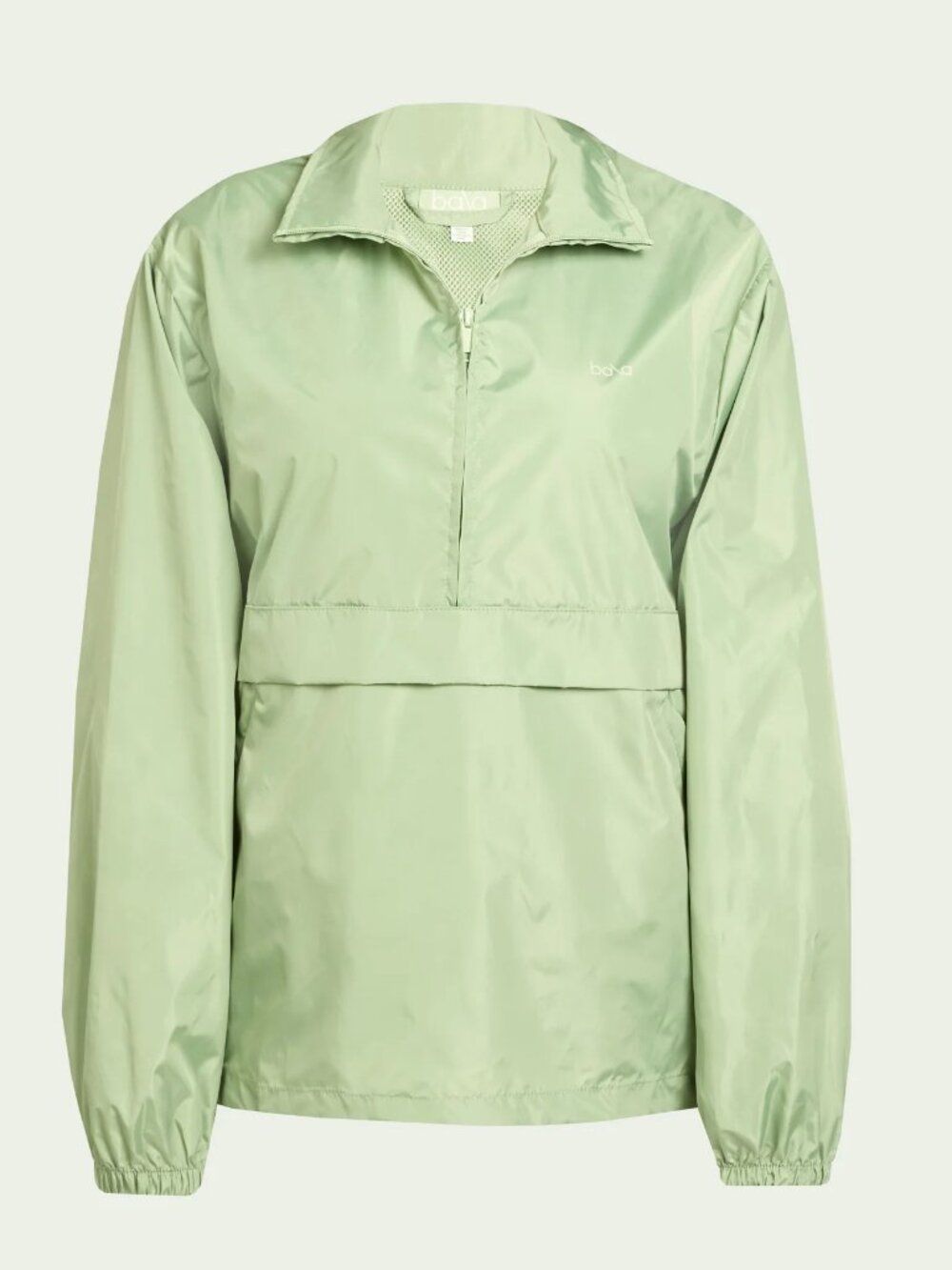 Windbreaker One Plus Size 0X to 2X Green Green Pullover Jacket BALA x FFF Colab